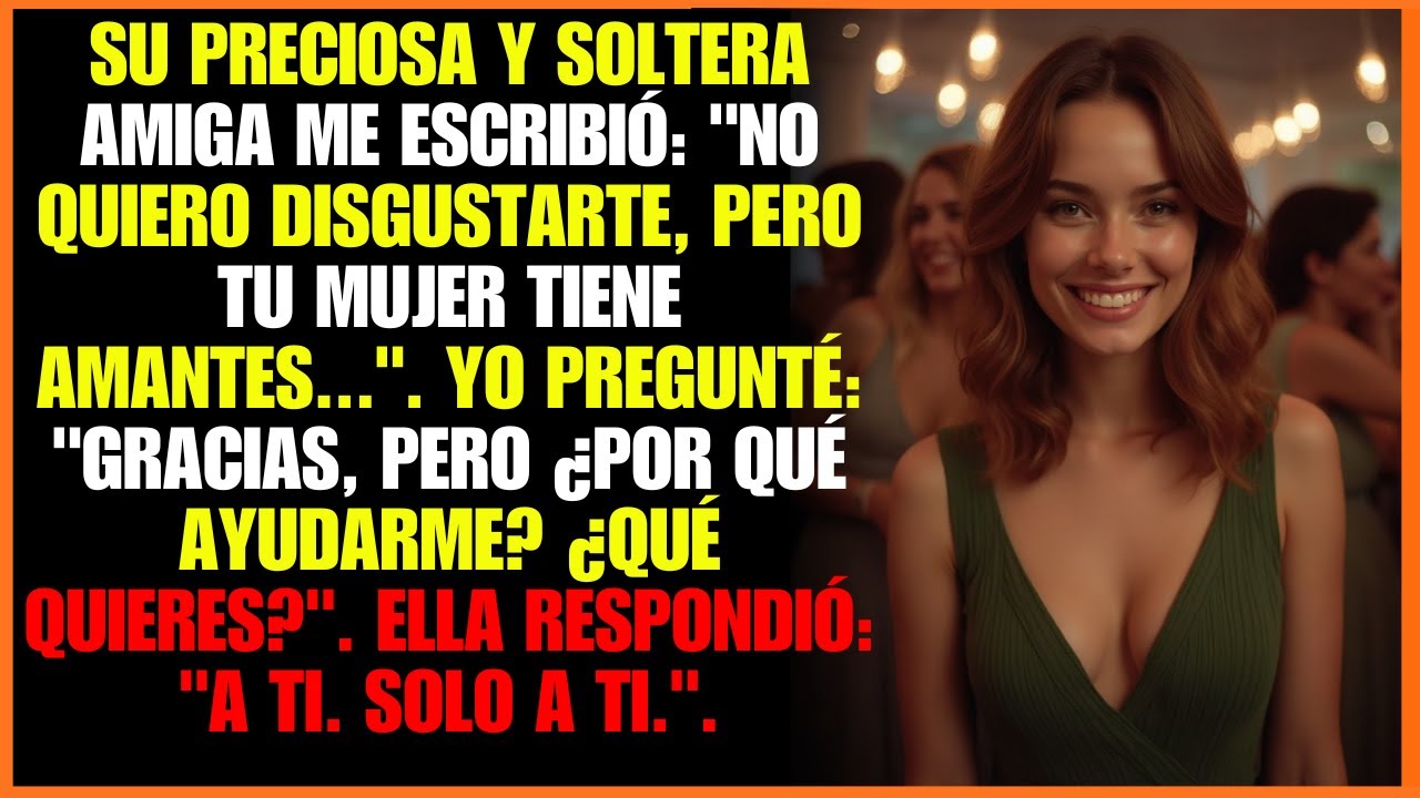 Su preciosa y soltera amiga me escribió: 