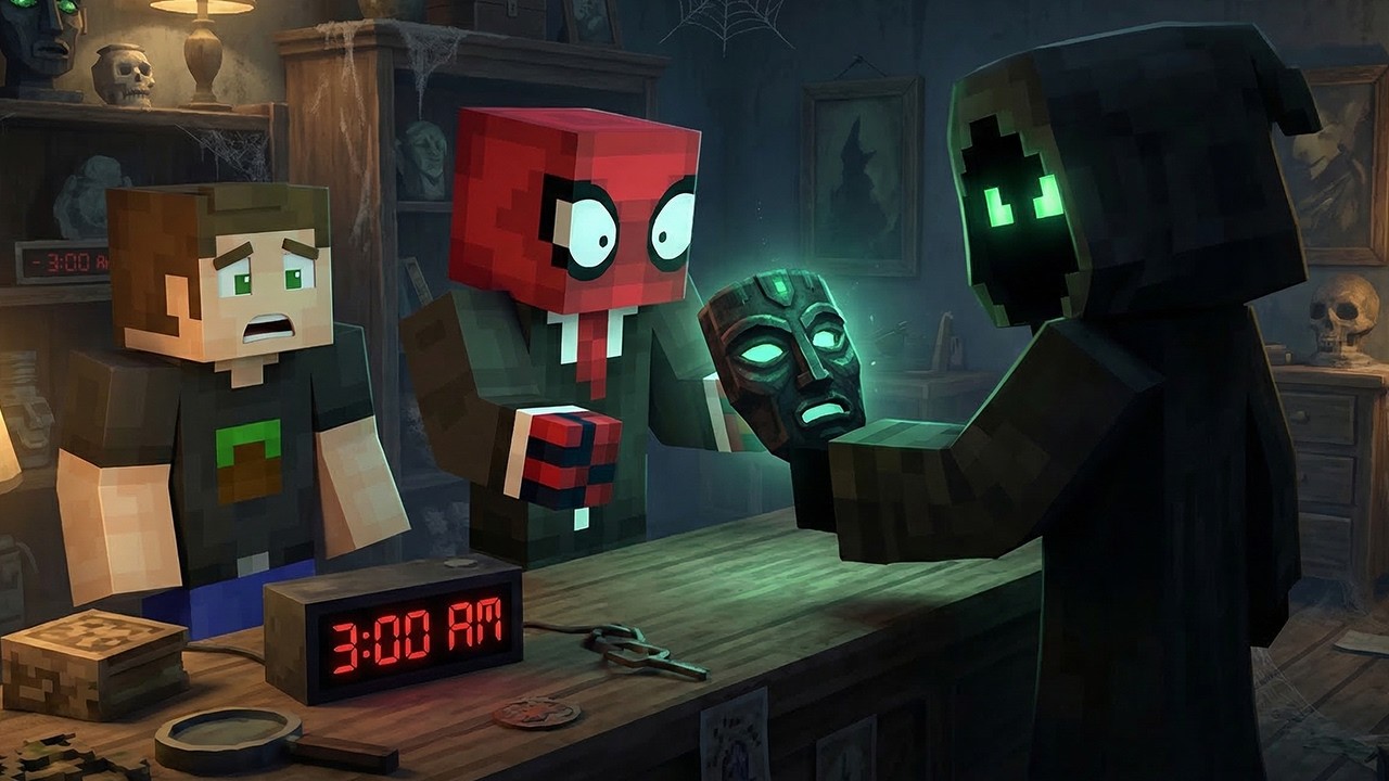 NEDEN Gece 3'te Eşya Dükkanı Açtık? (Minecraft)