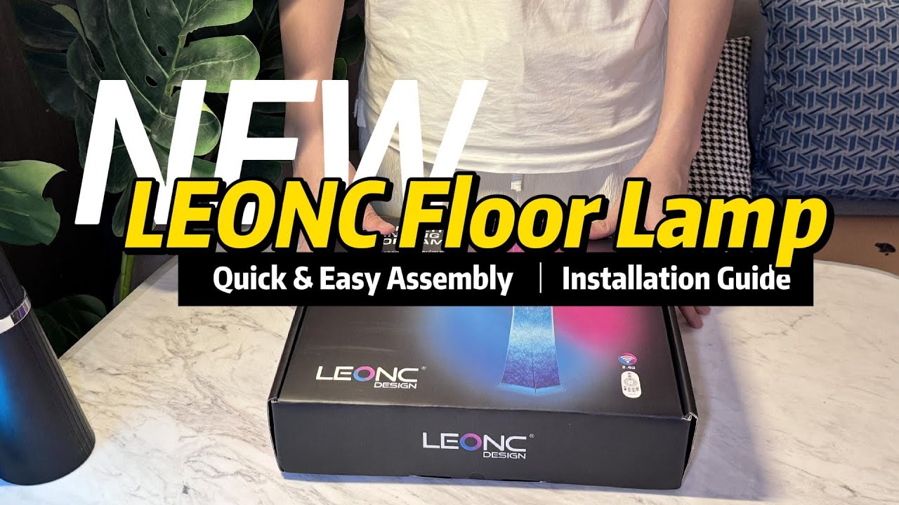 LEONC Floor Lamp, Quick & Easy Assembly