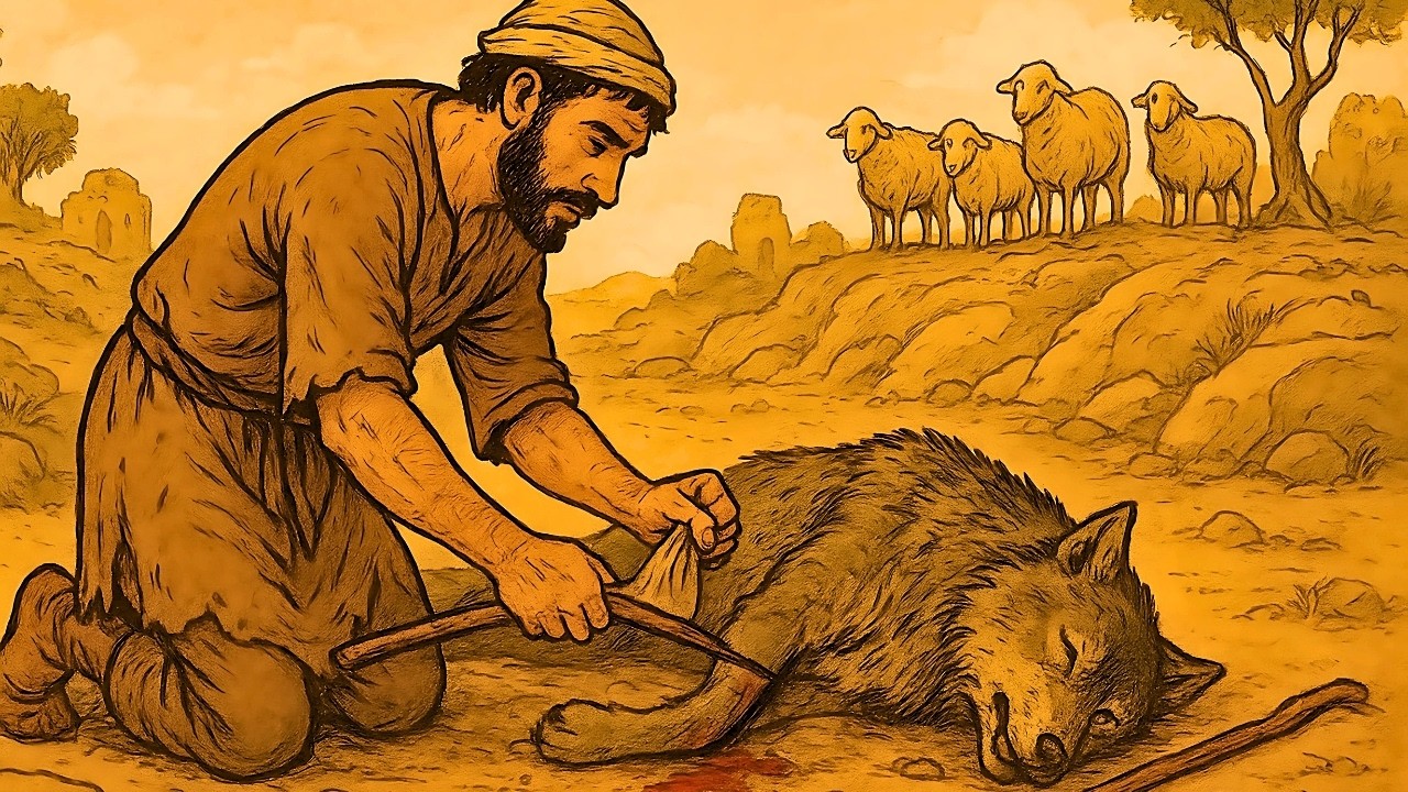 قصة الراعي الذي أنقذ ذئبًا مريضًا فكان سببًا في ثروته