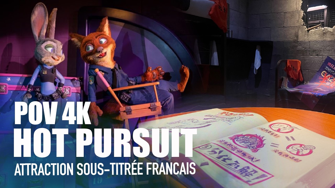 FR Zootopia : Hot Pursuit | Shanghai Disneyland | On Ride Full POV Sous-Titrée 4K