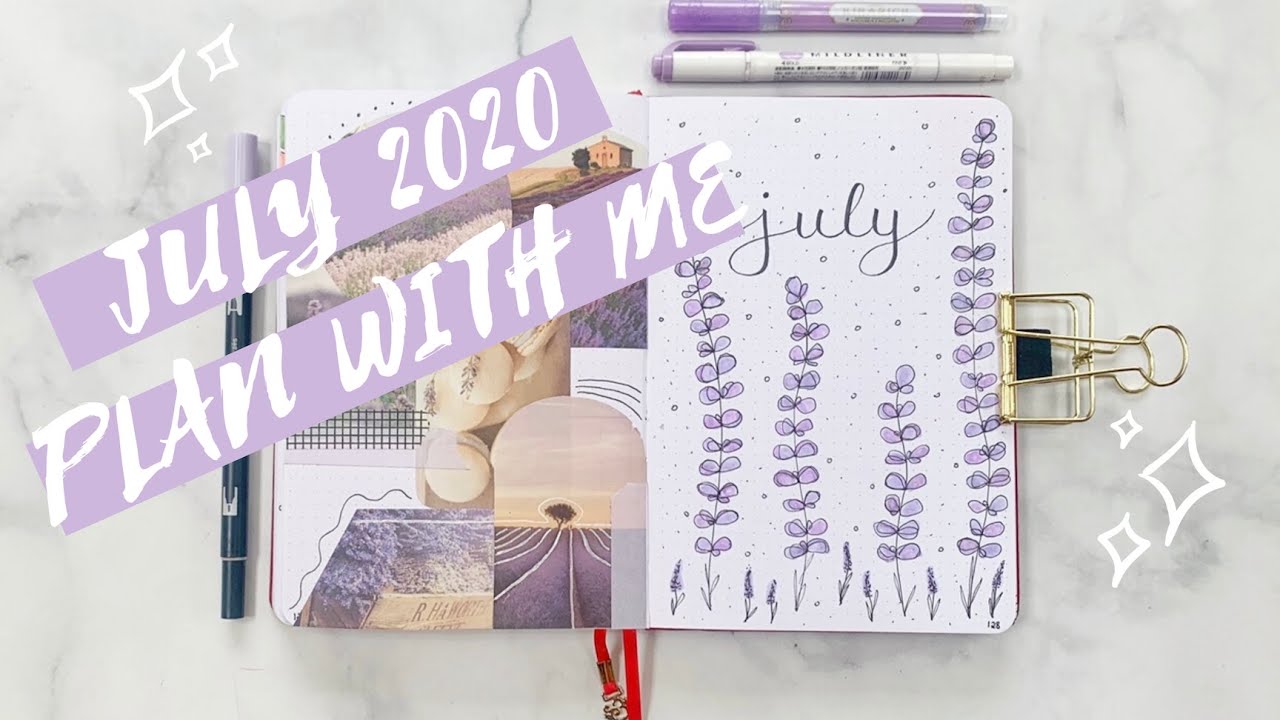 PLAN WITH ME | July 2020 Bullet Journal Set Up