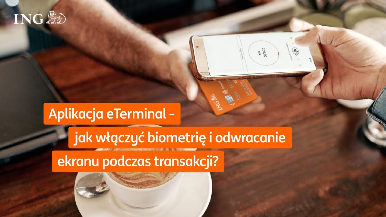 Tutorial - odwrócony ekran biometria w aplikacji eTerminal ING