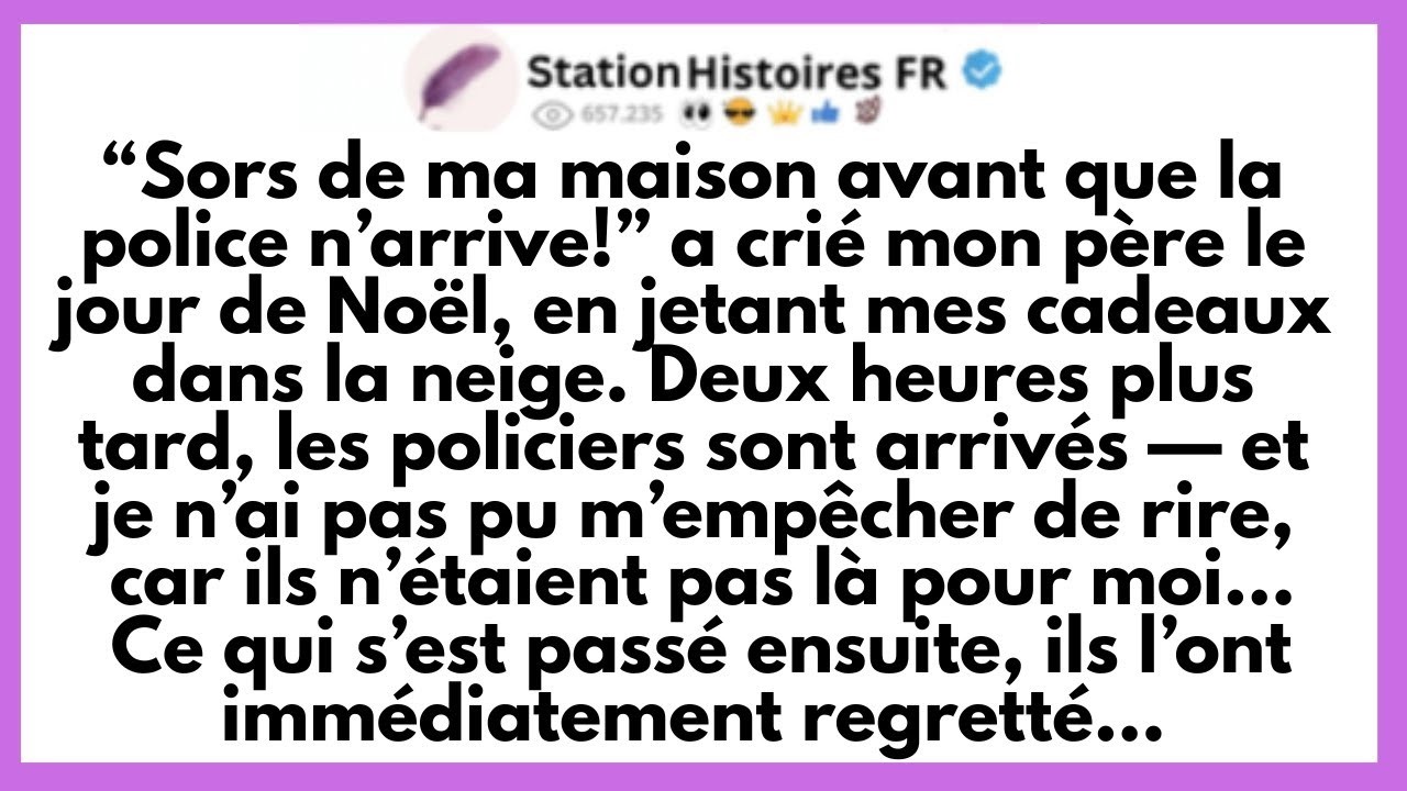 Mon Père A Jeté Mes Cadeaux De Noël Dans La Neige, Menaçant D’Appeler La Police Contre Moi — Mais...