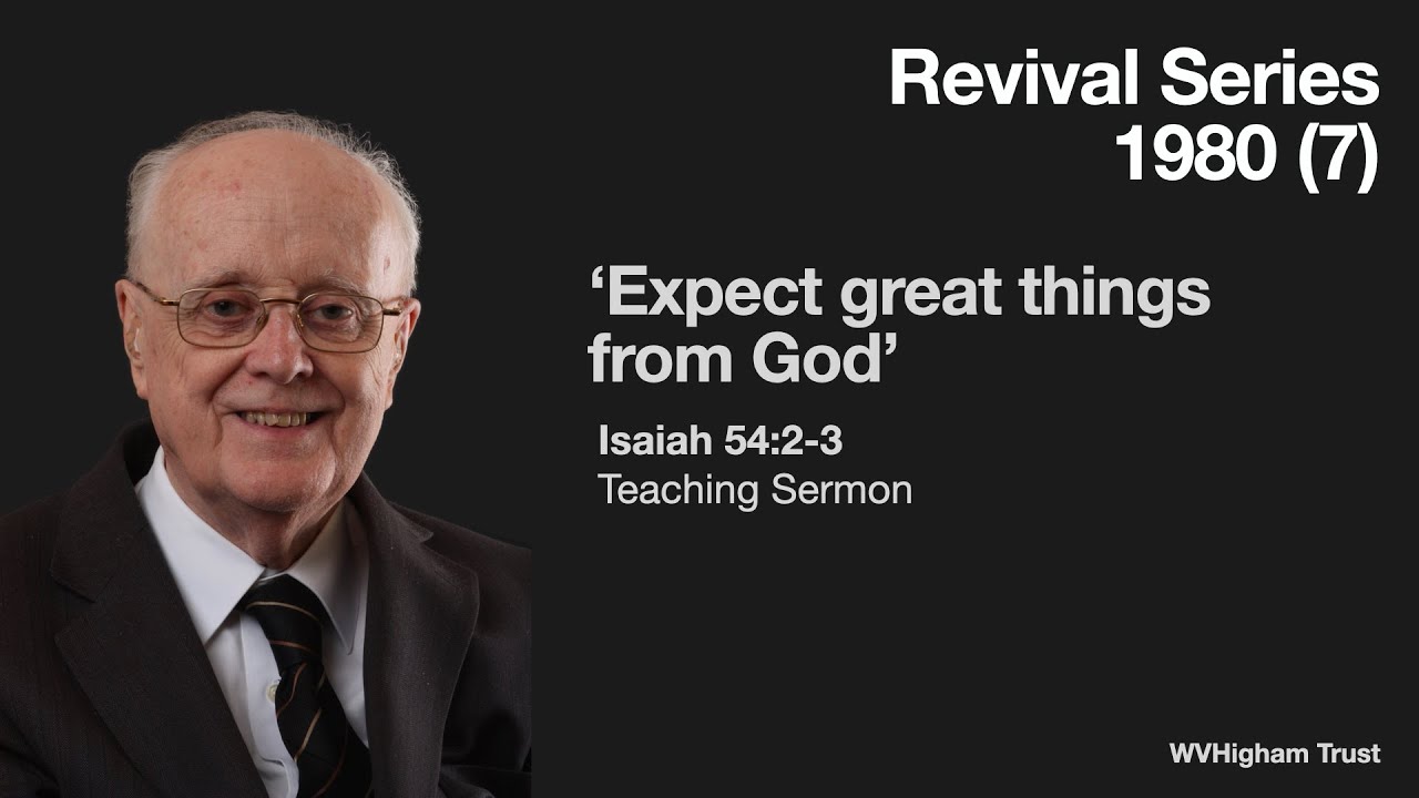 Expect great things from God