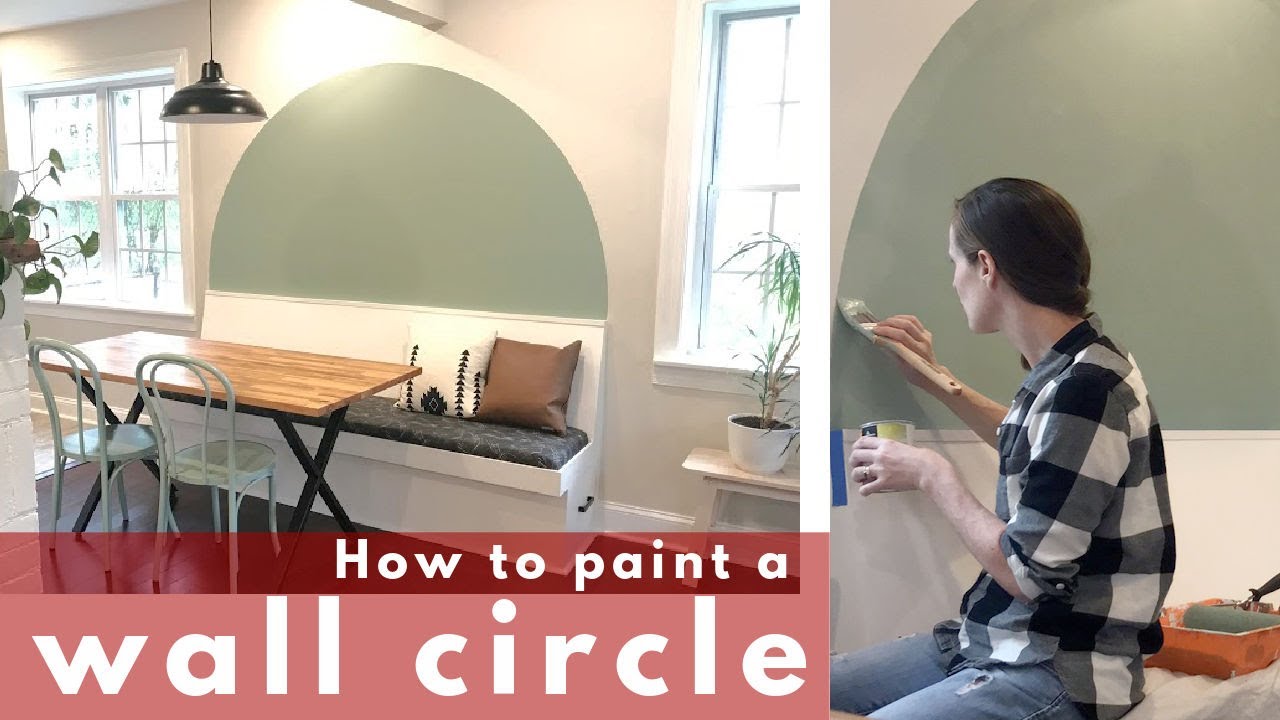 How to Paint a Half Circle Feature Wall