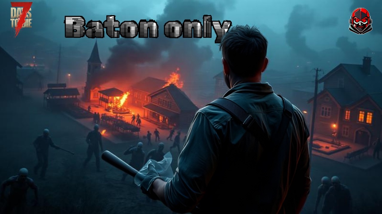 🧟‍♂️Batons Only  🧟‍♂️- 7 Days to Die  #7dtd #gaming
