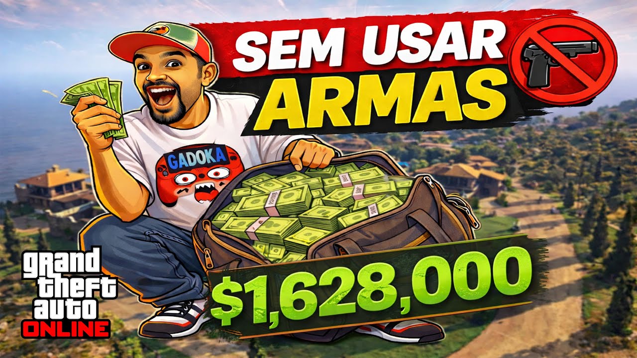 GTA V ONLINE CAYO PERICO SEM USAR ARMAS SEM M4TAR NINGUEM SOLO