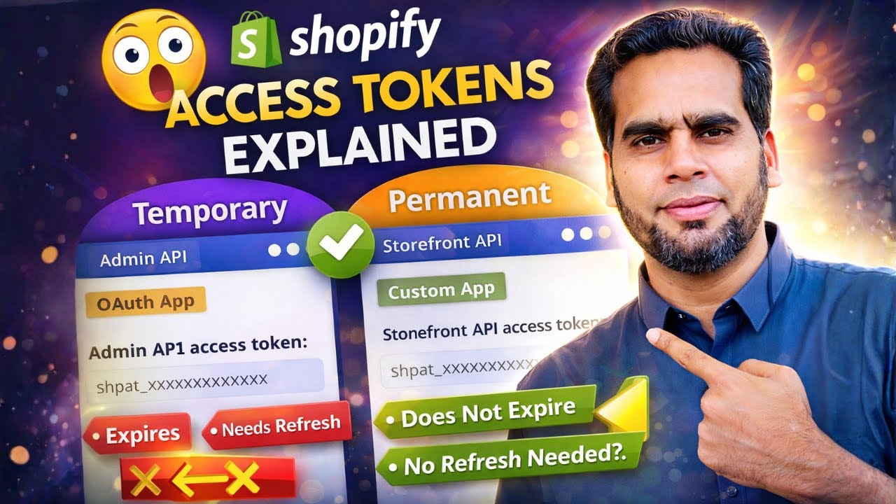 Shopify Access Tokens Explained Temporary vs Permanent Admin & Storefront APIs