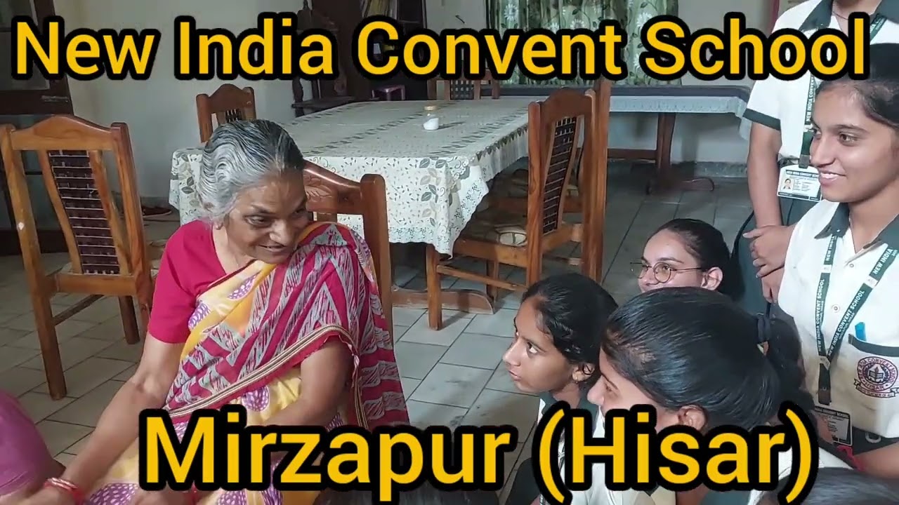 Visit To Vridh Aasaram (Hisar) by New India Convent School, Mirzapur #perents #dada #dadi #school