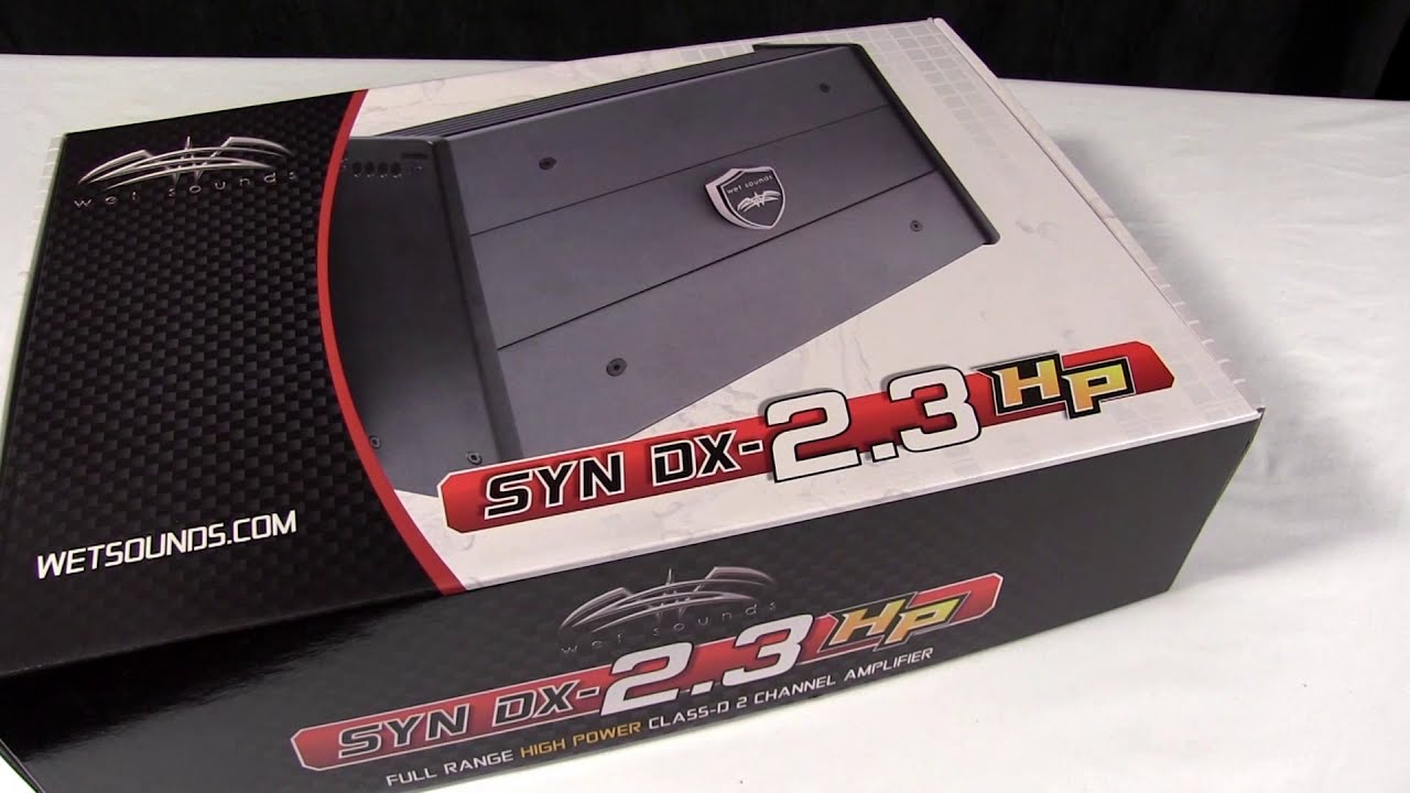 Wet Sounds SYN DX 2.3 HP Amplifier Out of the Box