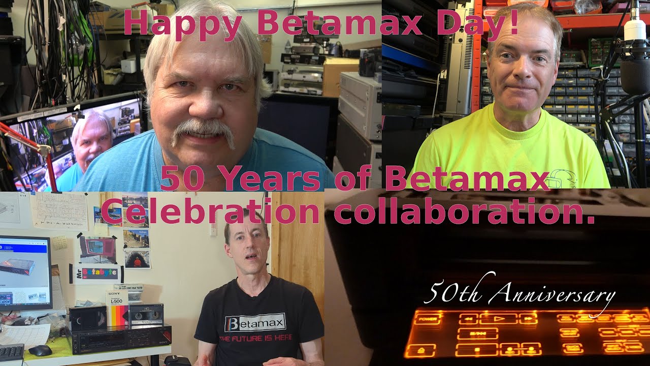 Happy Betamax Day!  Collab celebrating 50 years of Beta.