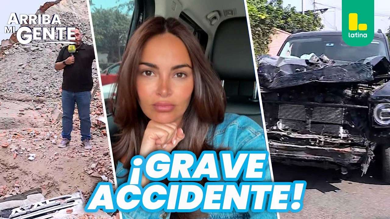 ¡Laura Spoya sufre fuerte accidente tras quedarse dormida al volante! 😱🚗 | Arriba Mi Gente