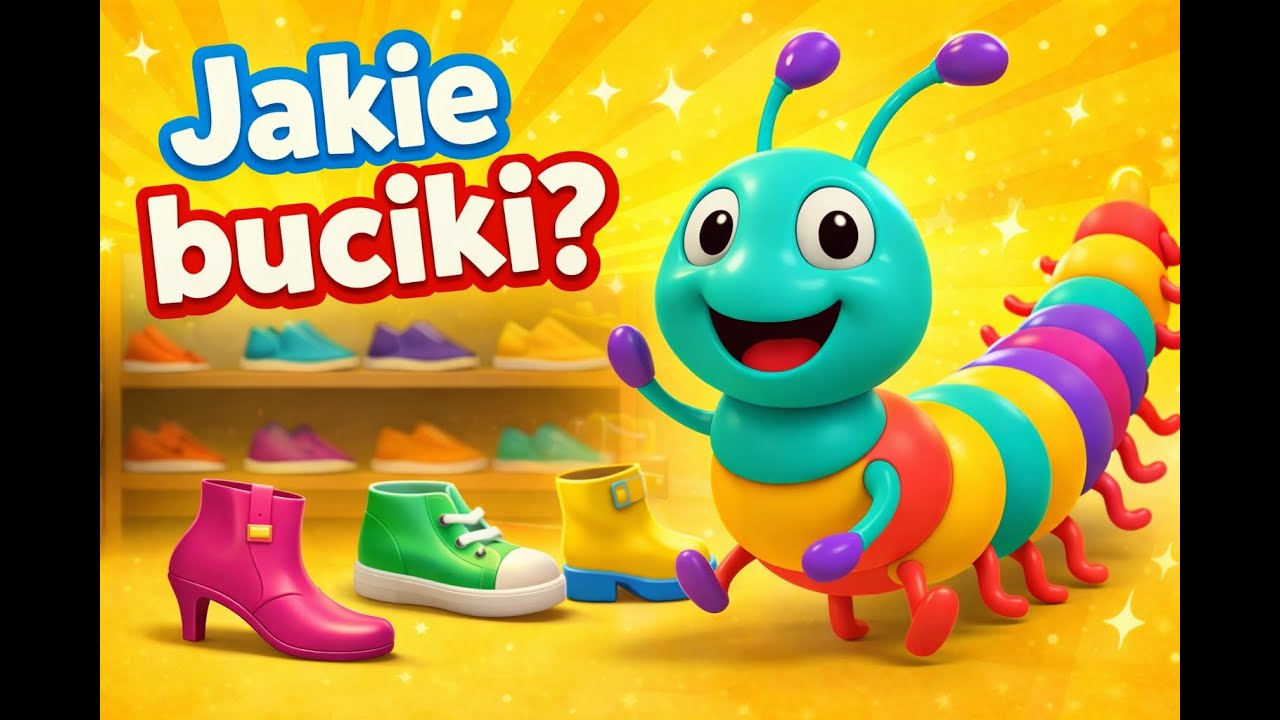 Stonoga i buciki 🐛👟 👠- wesoła piosenka dla dzieci