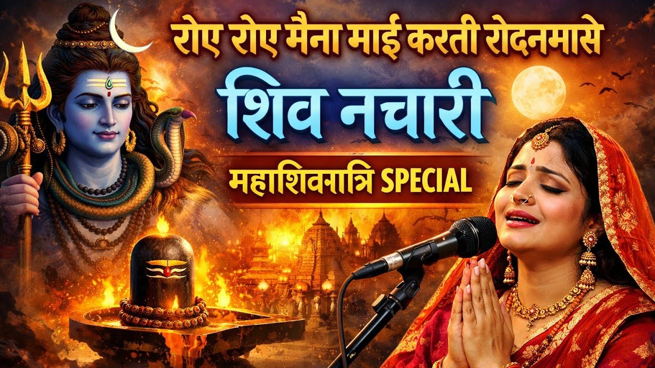Mahashivratri Special || रोए रोए मैना माई करती रोदनमासे || शिव नचारी|| शिव चर्चा गीत #mahashivratri 
