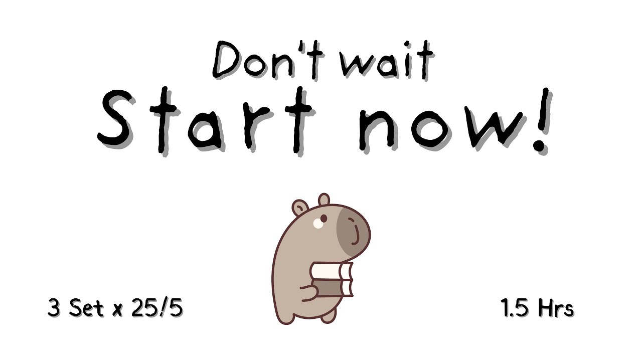 1.5-HOUR POMODORO STUDY | 25/5 Focus Timer | Study Session