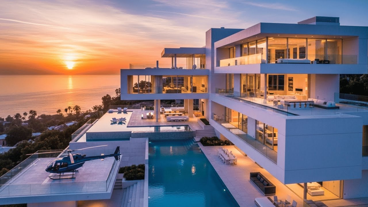 Step Inside Bel Air's $450M Contemporary Palace | LA's Most Expensive Mansion