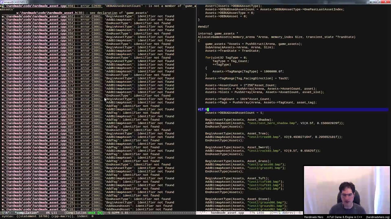 Handmade Hero Day 149 - Writing Assets to the Asset File