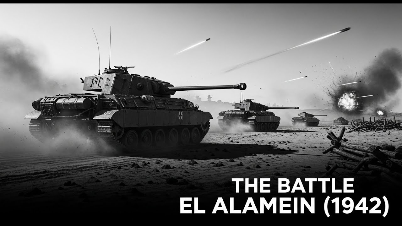 WWII : The Battle El Alamein (1942) Explained in Detail