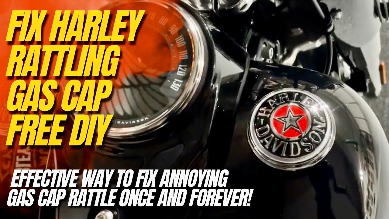 🔥🛠 Как бесплатно устранить дребезжание крышки бензобака Harley! Ремонт своими руками #justridetha...