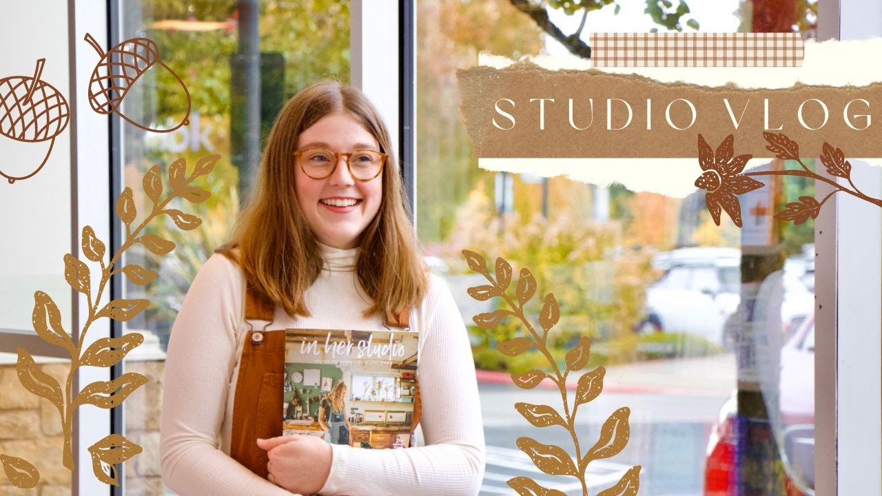 Studio Vlog #43 - I GOT FEATURED IN A MAGAZINE & other cozy studio things 🍂