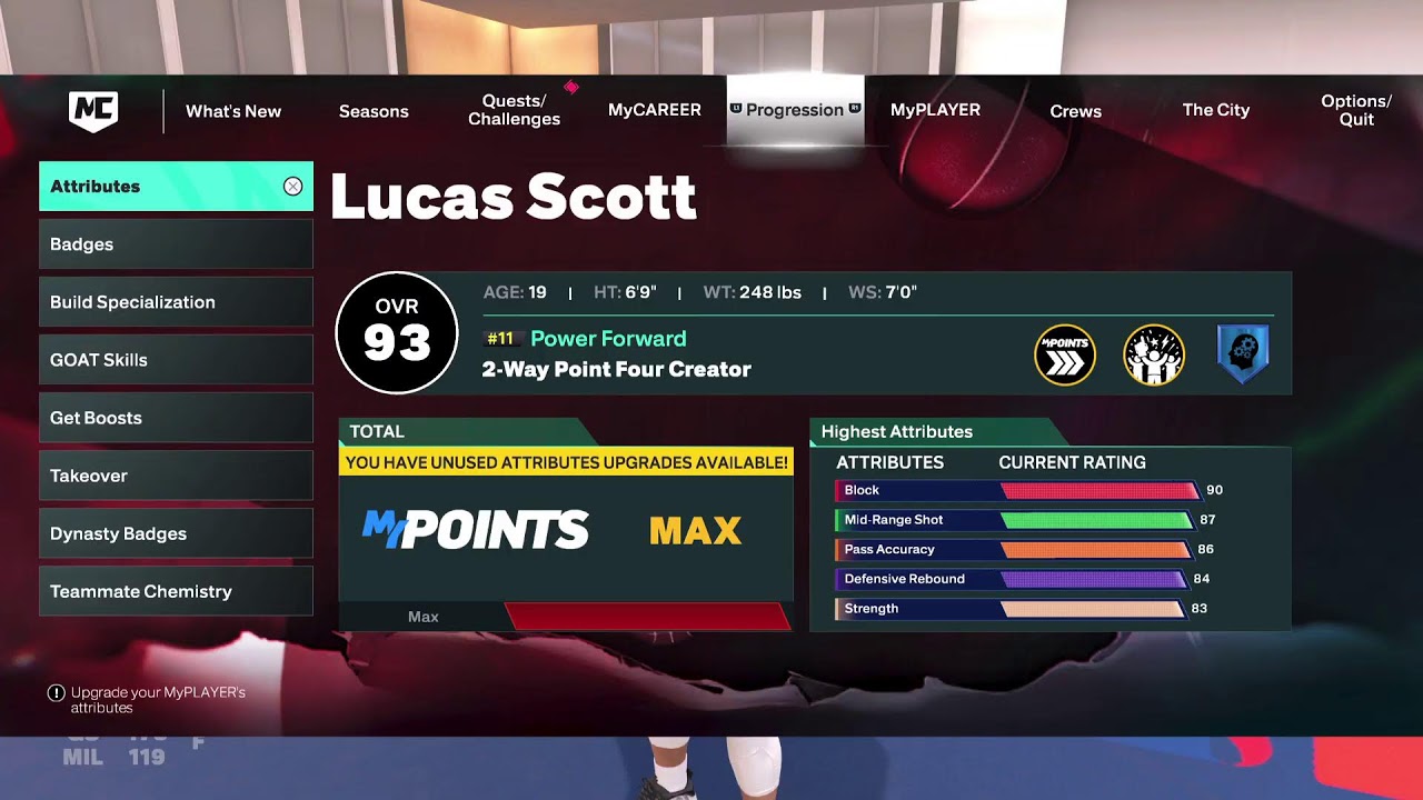 NBA 2k26: Lucas Scott My Career Part 8
