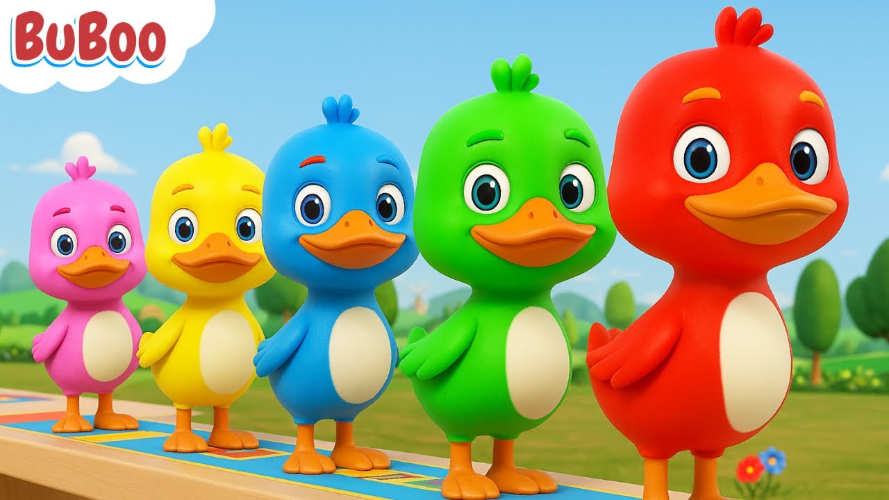 The Colorful Ducks Song | Baby Rhymes Collections