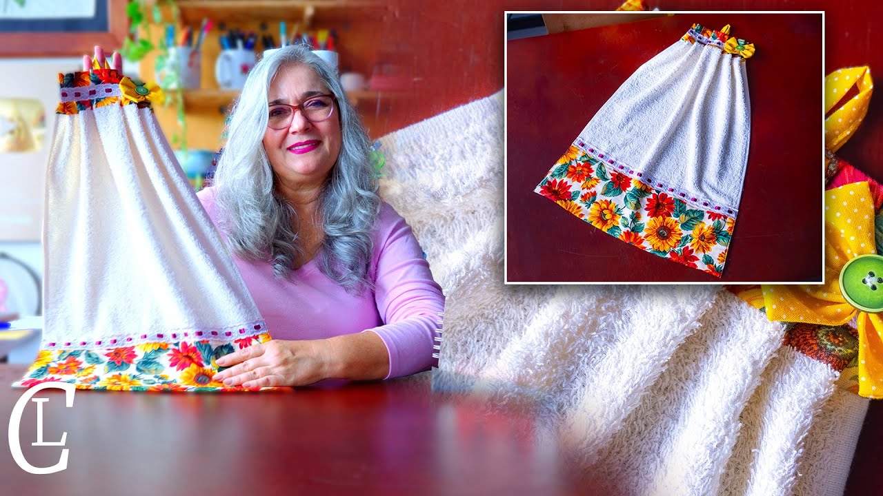 TOALLAS DECORADAS con ESTILO Y CREATIVIDAD paso a paso con Luzkita