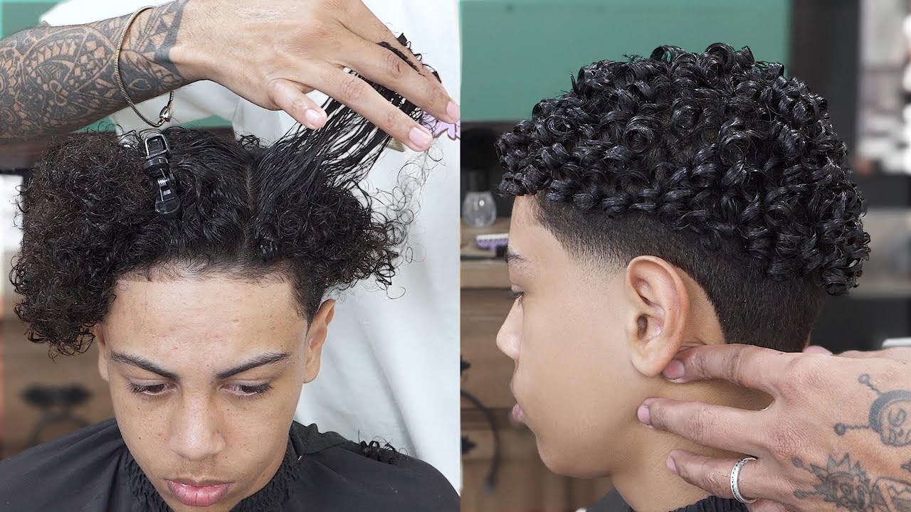 Como cortar cabelo cacheado na tesoura passo a passo