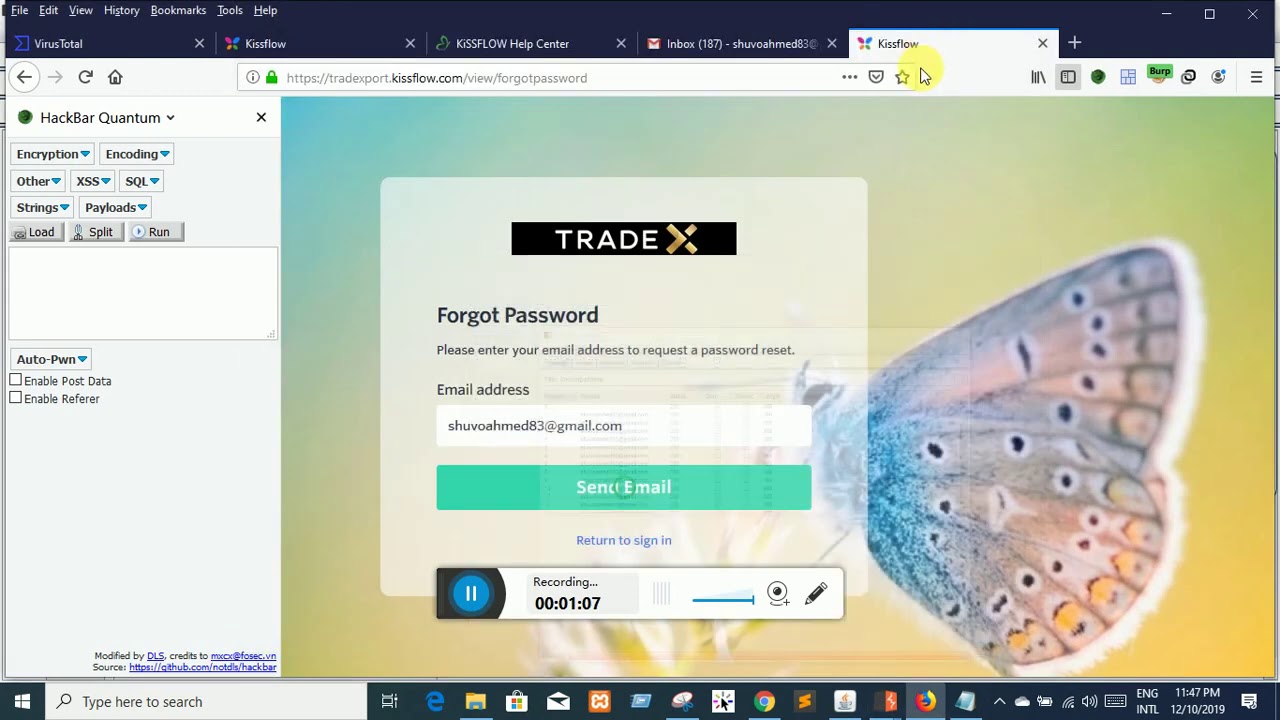 Rate Limit Vulnerability