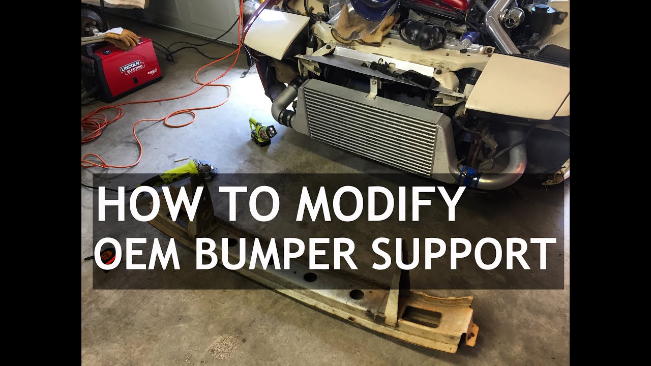 Project REDTOP ep06 | Modifying the OEM bumper support for a FMIC | S13 240sx SR20DET Build
