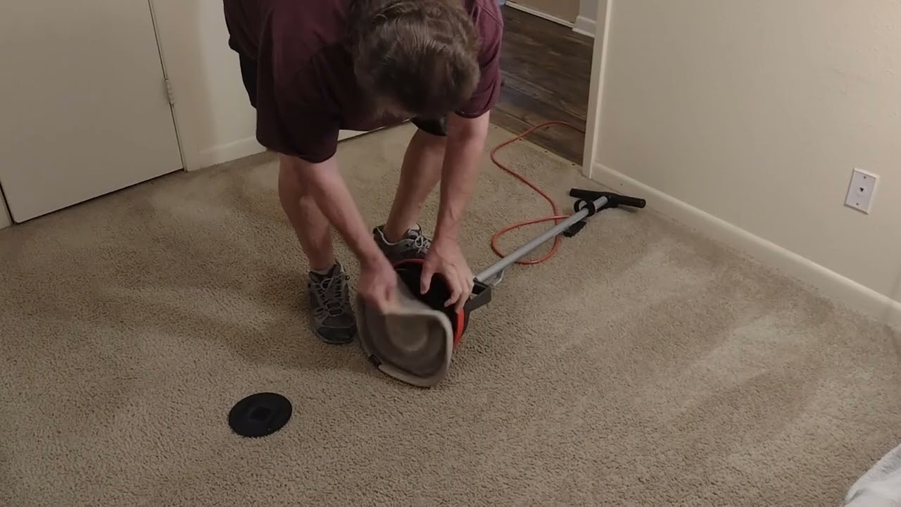 Quick Dual-Bonnet Carpet Clean With Oreck Orbiter!