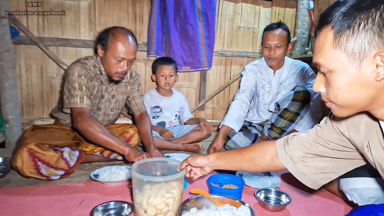 Bereng Keluarga, Makan Malam, Digubuk Kecil