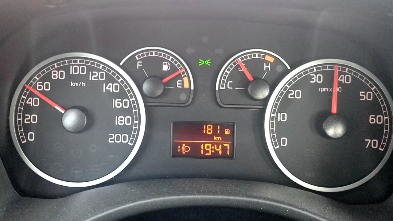 Fiat Punto 1.2  60ps  2011, slowly to 100km/h acceleration