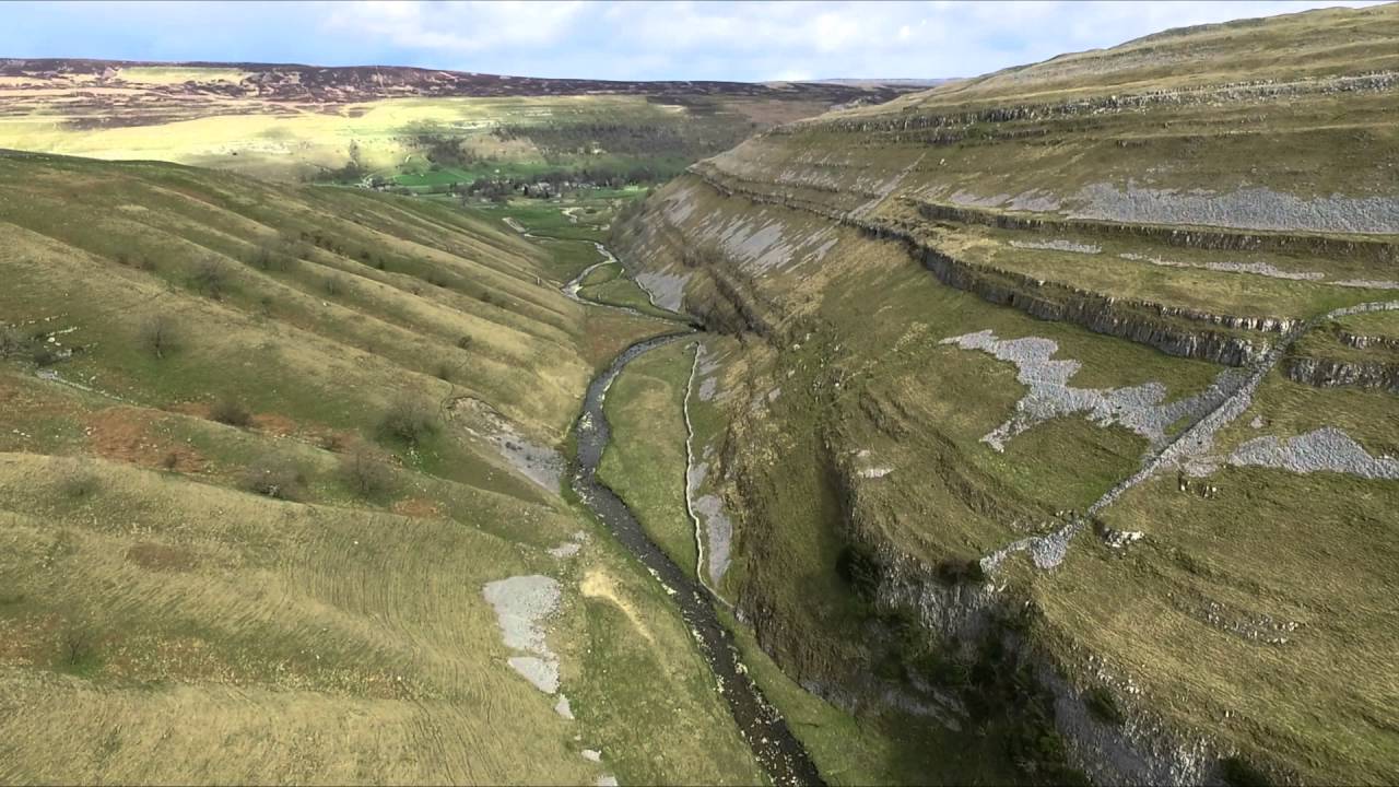 Litton, Yorkshire Dales, Drone footage