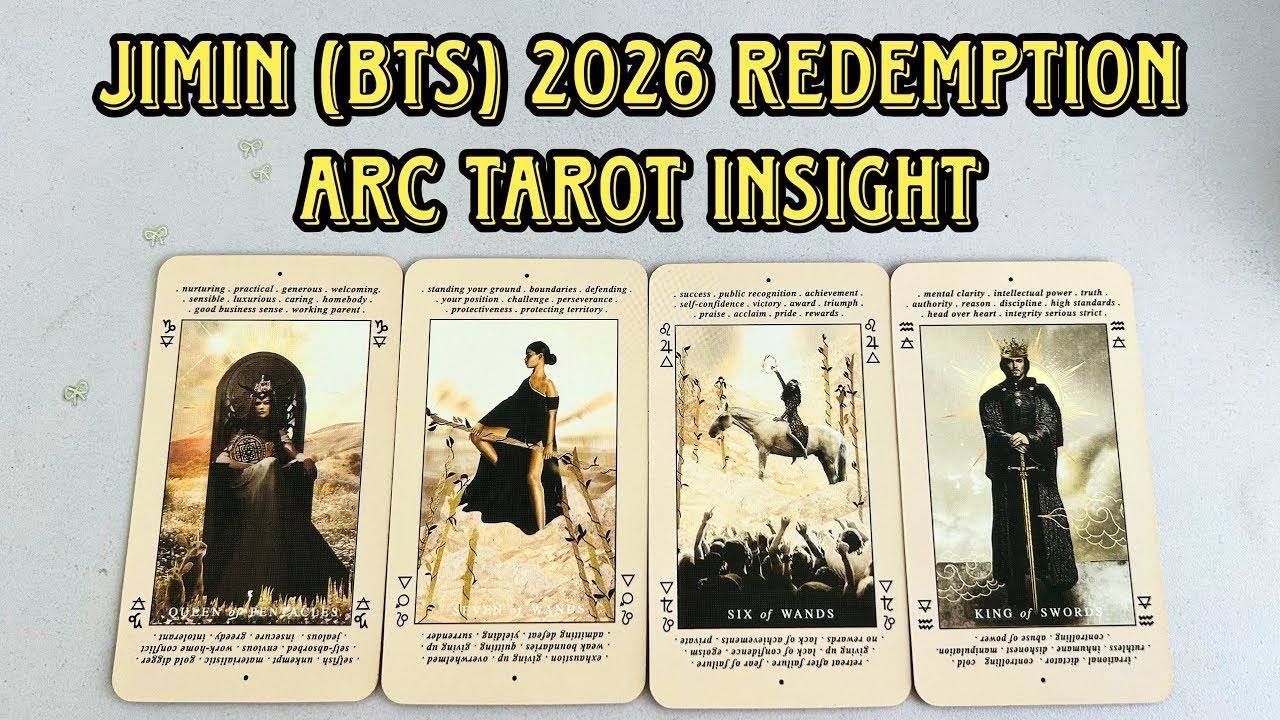 Jimin BTS 🔥 2026 Redemption Arc: Transformation, Healing & New Beginnings Tarot Reading