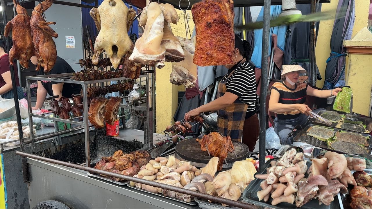 Vietnam Street Food Cooking: Real Sounds & Scenes of Local Vendors Authentic Street Food Experience