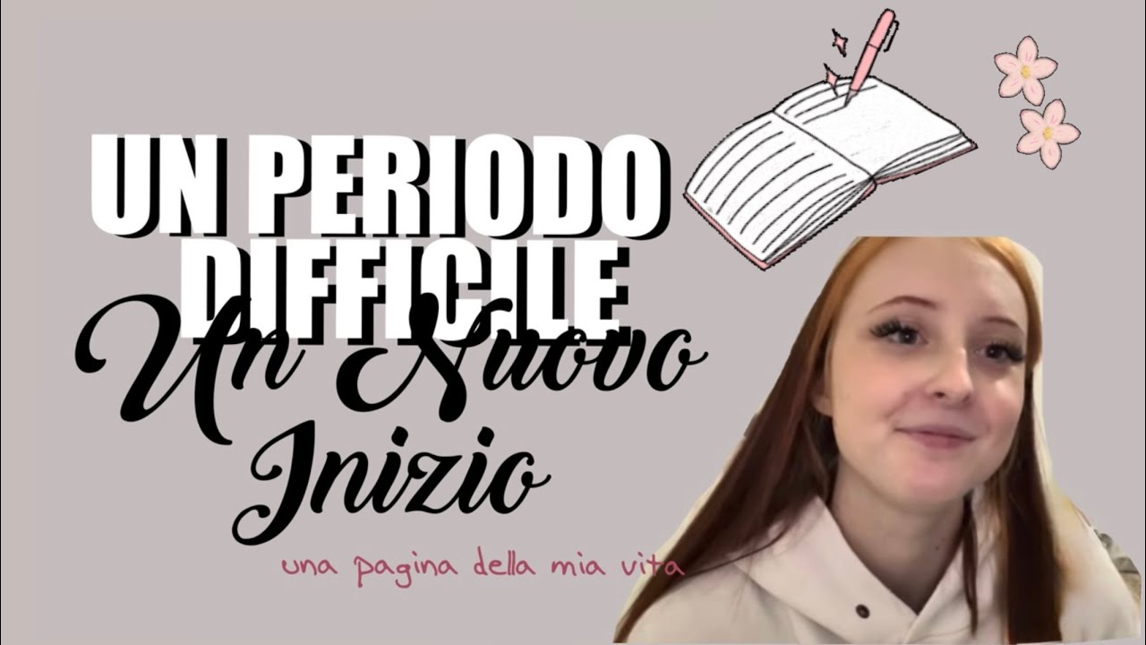 Un periodo difficile, un nuovo inizio 