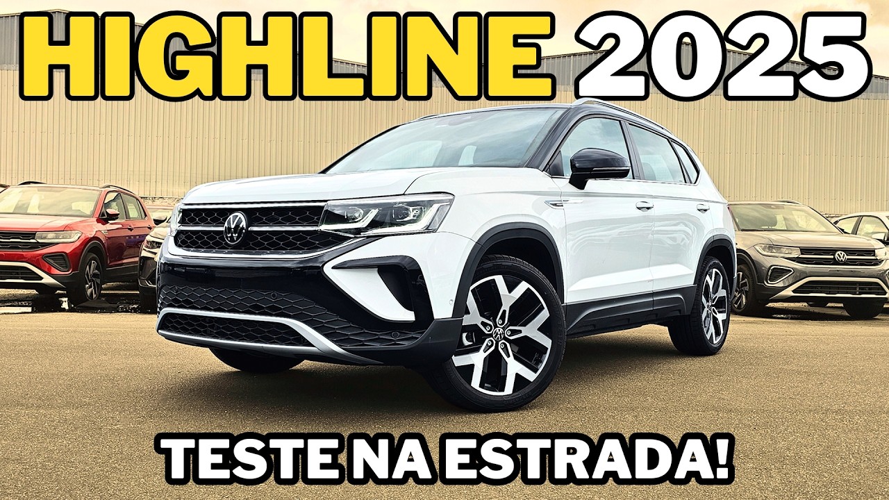 Novo Taos Highline 2025: Câmbio de 8 Marchas Muda Tudo!