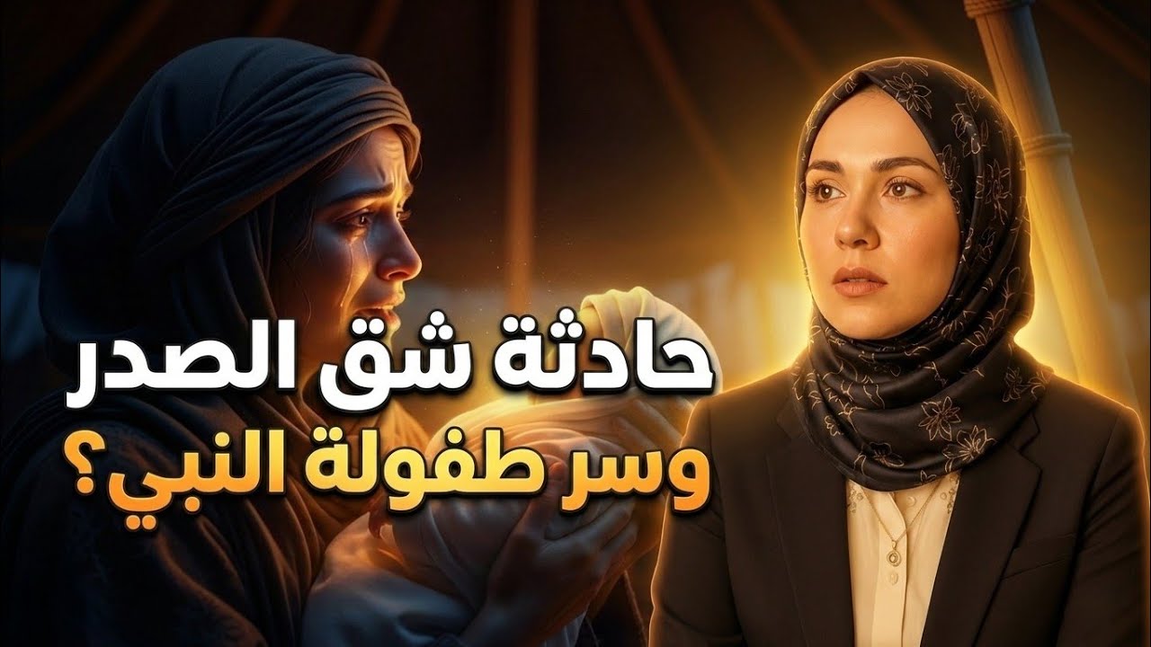 بركة اليتيم ومعجزة شق الصدر | رحلة النبي إلى بني سعد! وأسرار طفولة النبي ﷺ في الصحراء