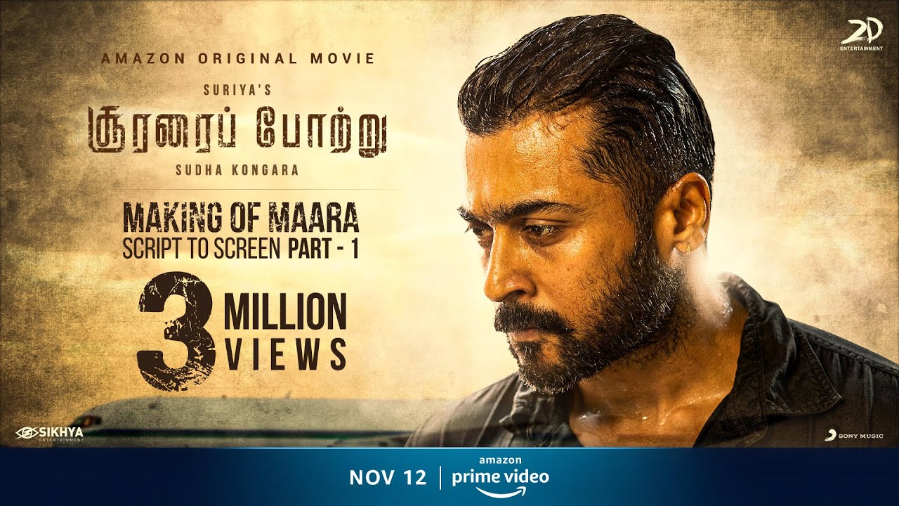 From Script to Screen - Soorarai Pottru Making Video | Suriya | G.V. Prakash Kumar | Sudha Kongara