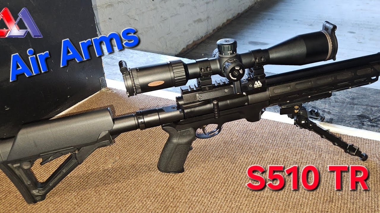 Air Arms S510 TR (Tactical) - MTC King Cobra 6-24x50 - Target practice on the range