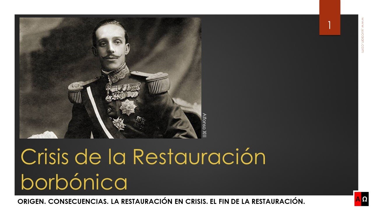 Crisis de la Restauración borbónica
