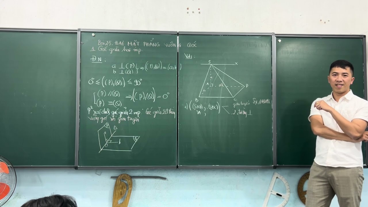 T11-Bài 25: Hai mặt phẳng vuông góc