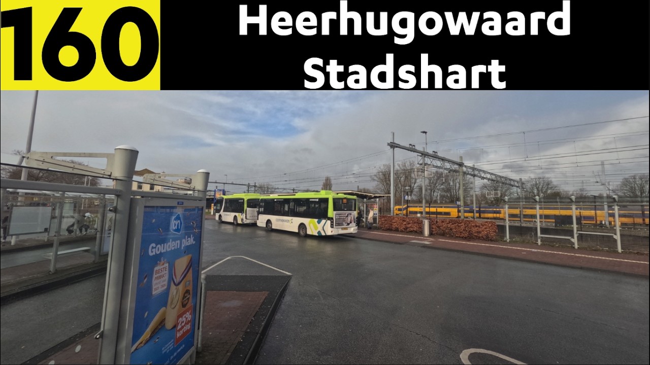 4K Bus Driver POV | Lijn 160 Alkmaar Station - Heerhugowaard Stadshart