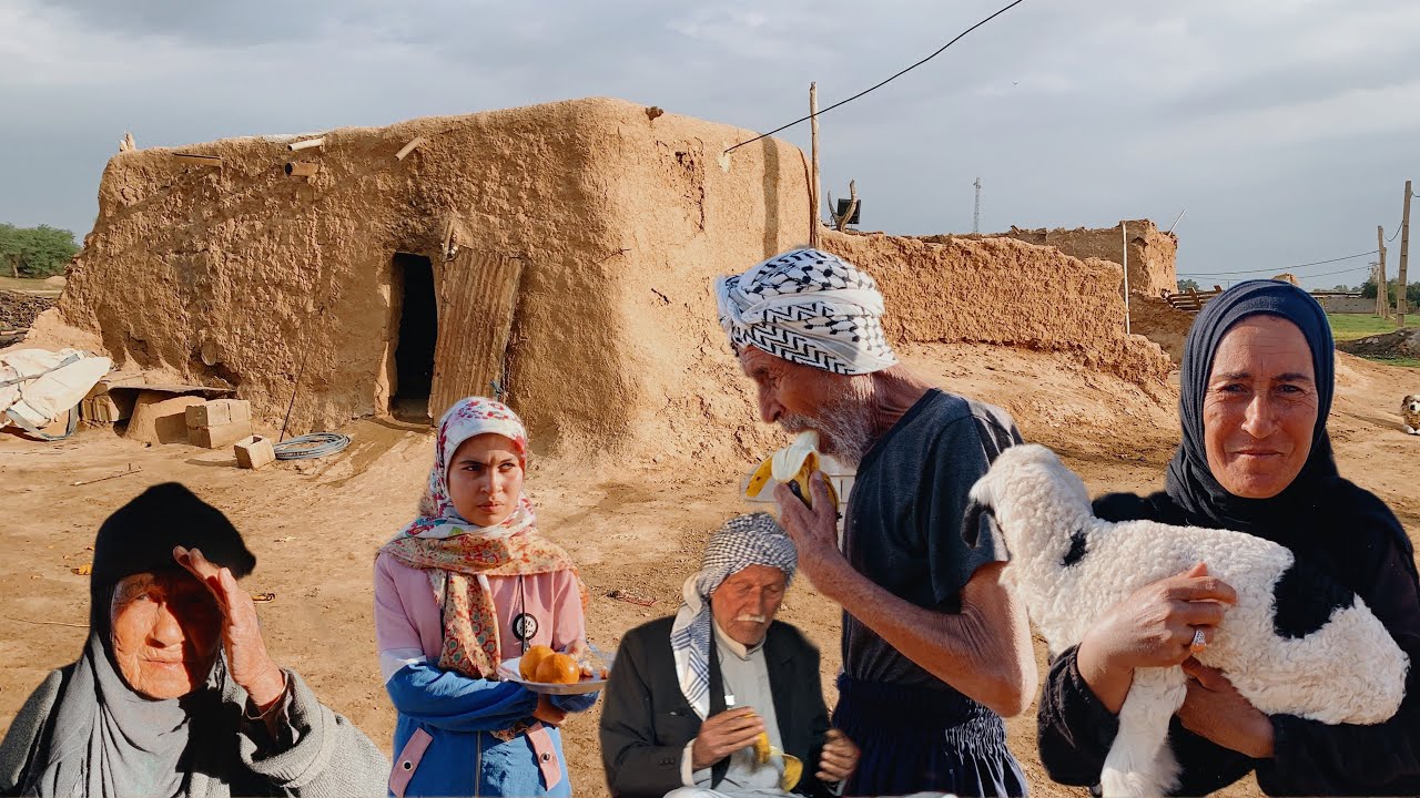 Most Traditional Lifestyles in Arab Village 🌴🏜️هله عيد أب سعيد 😍 | أم الرضا جلبت الهدايا🎁🤩