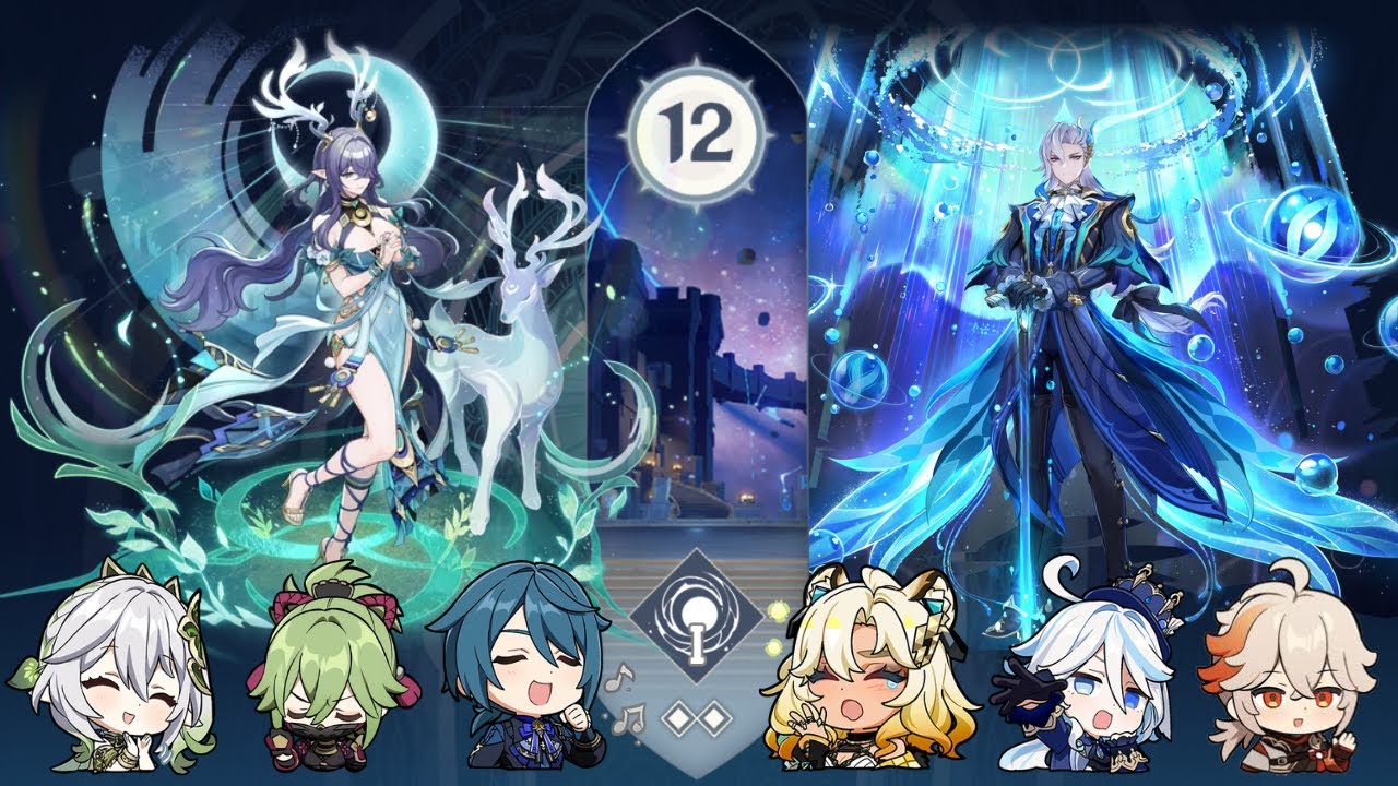 Lauma Hyperbloom | Neuvillette Hypercarry - Spiral Abyss (Version Luna I)