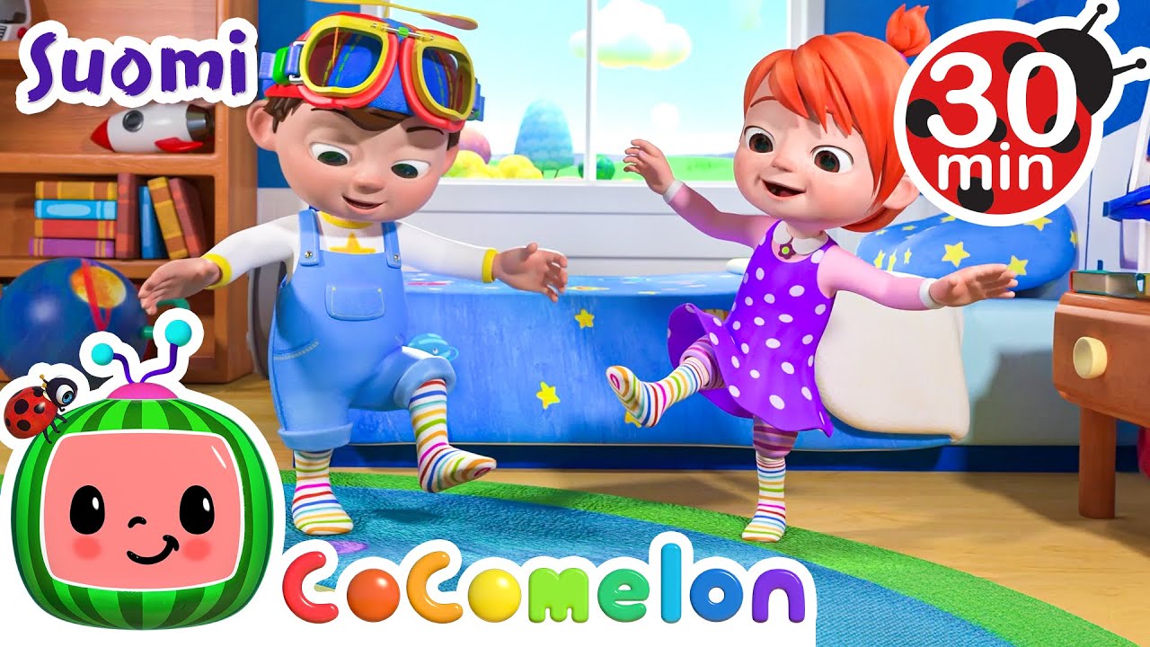 Sukkalaulu | CoComelon Suomeksi - Lastenlaulut vauvoille | Lastenlauluja ja loruja