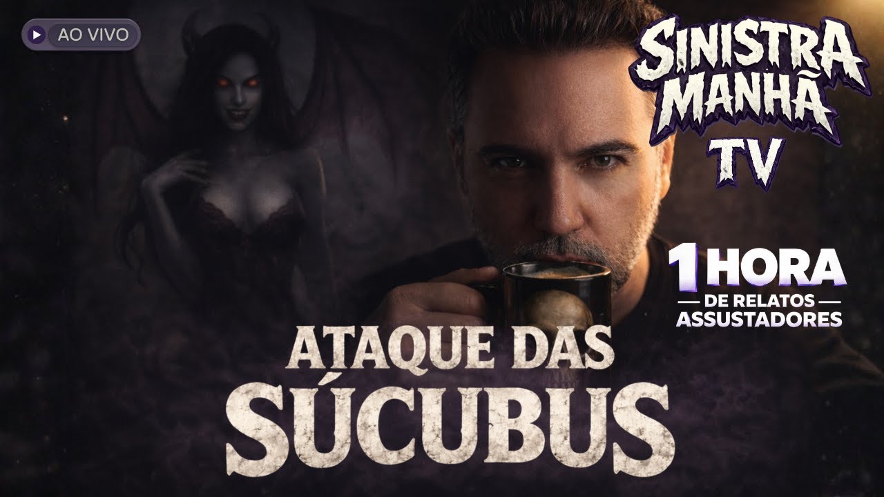 OS SÚCUBUS JÁ CONHECEM VOCÊ - SINISTRA MANHÃ #TV☕ 1 Hora de Terror Pela Manhã | AO VIVO