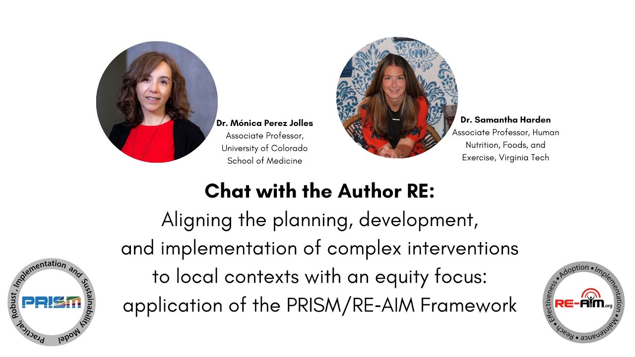 Behind the Scenes: Co-creation to improve health equity using RE-AIM/PRISM